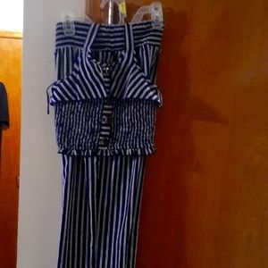 Girls size 7 tank pant suit